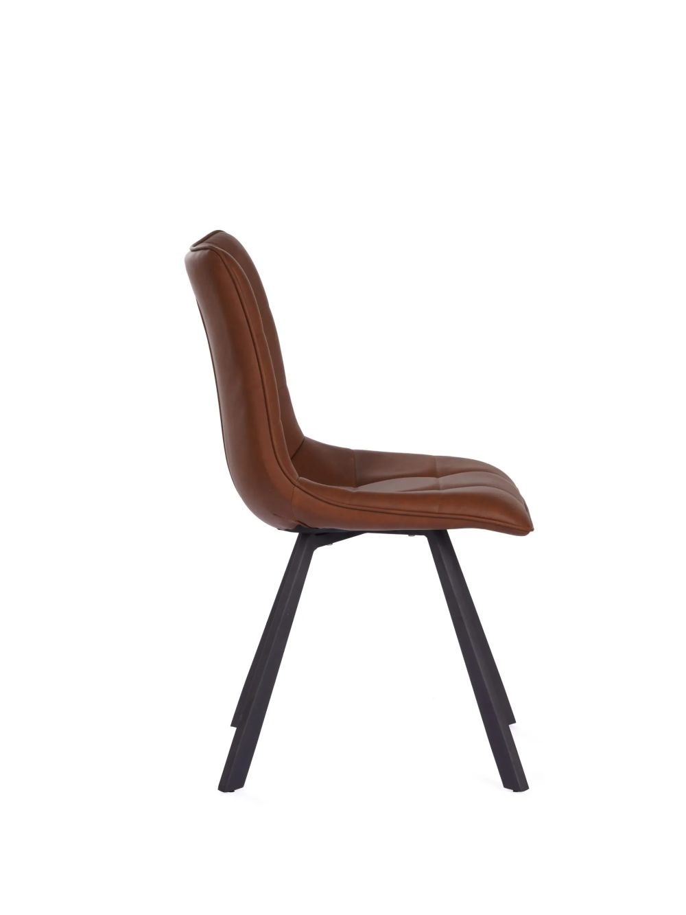 Product photograph of 2 X Laketon Pu Vintage Cognac Dining Chair from Choice Furniture Superstore.